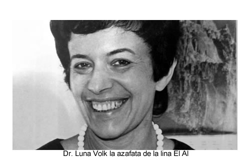 La azafata Luna Volk ayudo en el secuestro de Eichmann